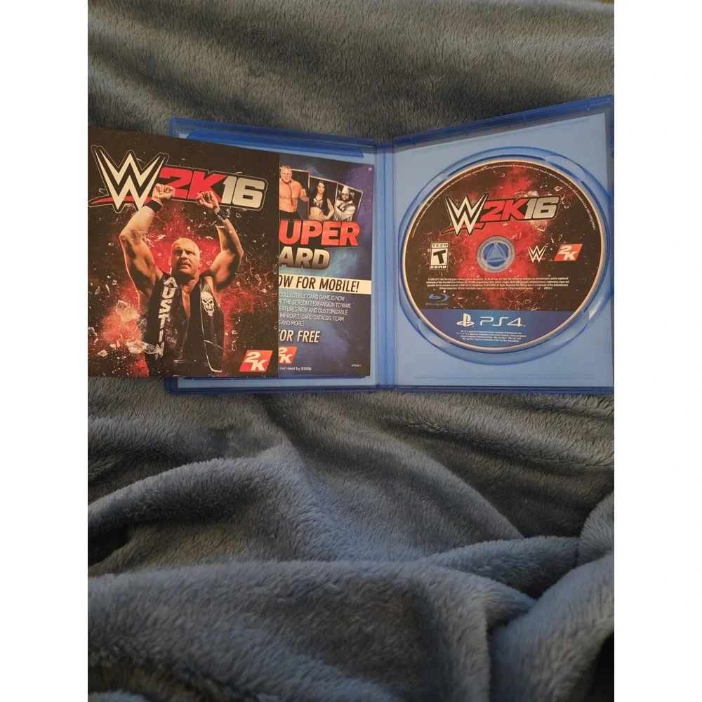 WWE 2K16 (PS4 PlayStation 4 CIB) Steve Austin - Tested